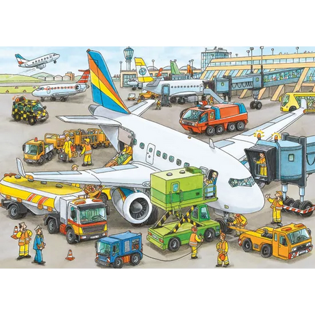 Rburg - Busy Airport Puzzle 35pc - Modern Teaching Aids NZ