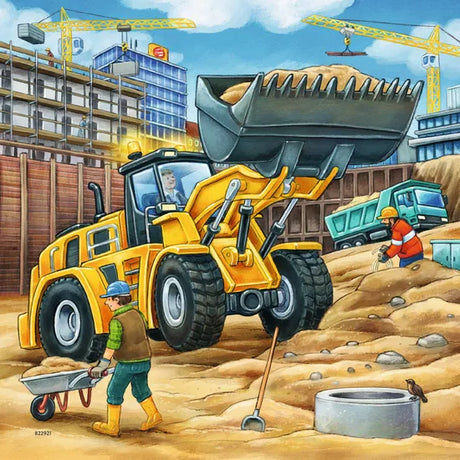 Ravensburger Construction Vehicle Puzzles Set of 3 - Modern Teaching Aids NZ