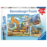 Ravensburger Construction Vehicle Puzzles Set of 3 - Modern Teaching Aids NZ