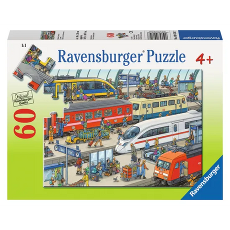Rburg - Railway Station Puzzle 60pc - Modern Teaching Aids NZ