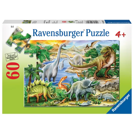 Rburg - Prehistoric Life Puzzle 60pc - Modern Teaching Aids NZ