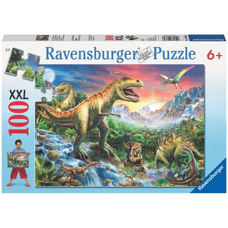 Ravensburger Time of the Dinosaurs Puzzle 100 Pieces - Modern Teaching Aids NZ