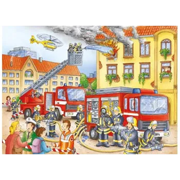 Rburg - Fire Brigade Puzzle 100p - Modern Teaching Aids NZ