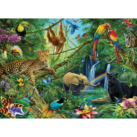 Ravensburger Animals in the Jungle Puzzle 200 Pieces - Modern Teaching Aids NZ