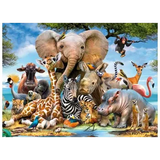 Rburg - African Friends Animals Puzzle 300p - Modern Teaching Aids NZ