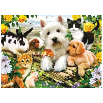 Ravensburger - Happy Animal Babies Puzzle 300pc - Modern Teaching Aids NZ