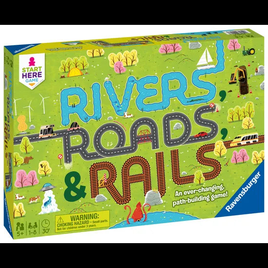 Rburg - Rivers Roads & Rails Game - Modern Teaching Aids NZ