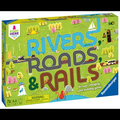 Rburg - Rivers Roads & Rails Game - Modern Teaching Aids NZ