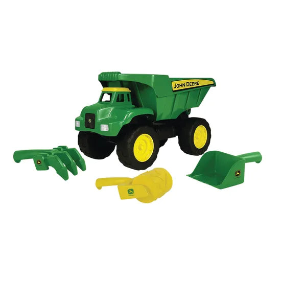 John Deere Dump Truck 38cm with Garden Tools - Modern Teaching Aids NZ