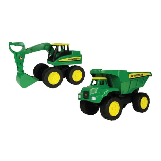 John Deere Excavator & Dump Truck Set 38cm - Modern Teaching Aids NZ