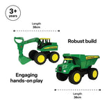 John Deere Excavator & Dump Truck Set 38cm - Modern Teaching Aids NZ