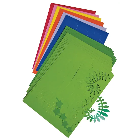 Botanical Cuts Paper Shapes - Pack of 210 - Modern Teaching Aids NZ