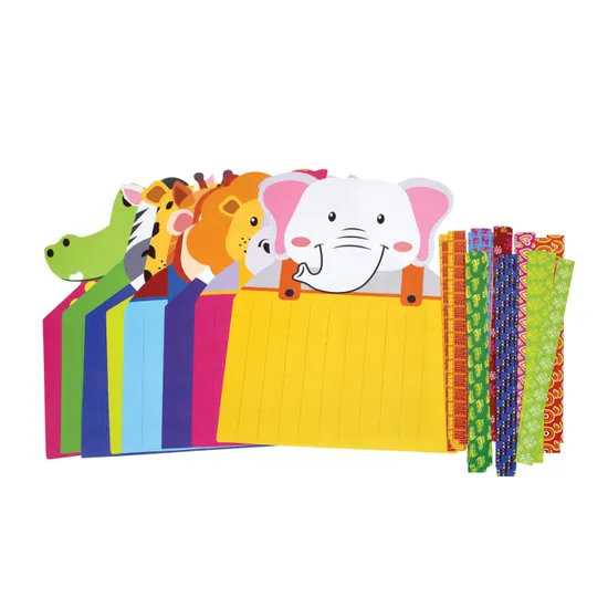 African Animal Weaving Mats - Pack of 24 - Modern Teaching Aids NZ