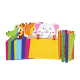 African Animal Weaving Mats - Pack of 24 - Modern Teaching Aids NZ