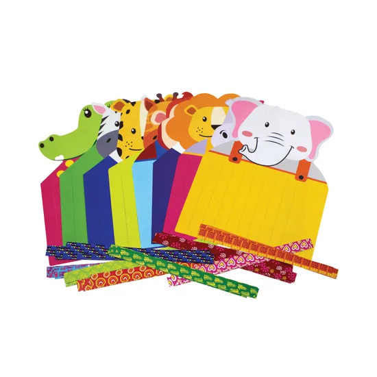 African Animal Weaving Mats - Pack of 24 - Modern Teaching Aids NZ