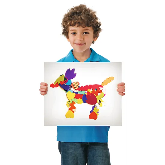 Craft Shapes - Assorted Colours - Pack of 1500 - Modern Teaching Aids NZ