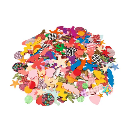 Craft Shapes - Assorted Colours - Pack of 1500 - Modern Teaching Aids NZ