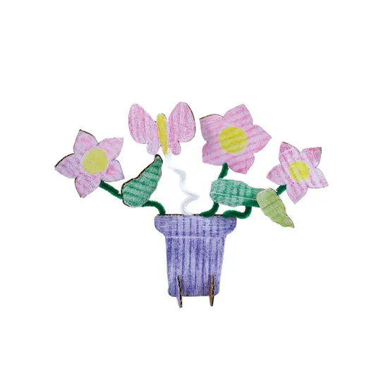 Flower Garden Sculptures - Pack of 20 - Modern Teaching Aids NZ