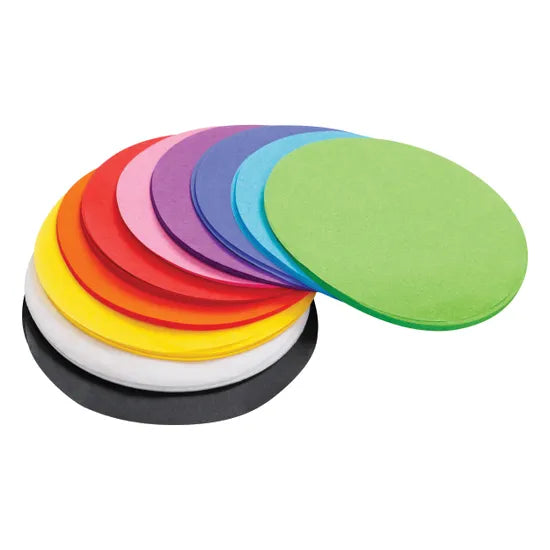Assorted Tissue Paper Circles 10cm - Pack of 480 - Modern Teaching Aids NZ