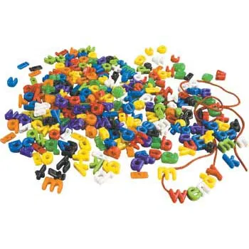 Lower Case Letter Beads-288Pc - Modern Teaching Aids NZ