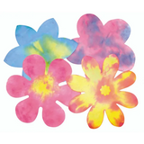 Flowers Colour Diffusing Paper - Pack of 80 - Modern Teaching Aids NZ