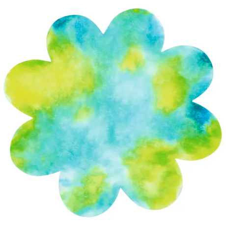 Flowers Colour Diffusing Paper - Pack of 80 - Modern Teaching Aids NZ