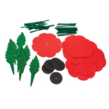 Remembrance Day Poppies - Pack of 50 - Modern Teaching Aids NZ