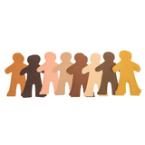 Skin-Toned Doll Paper Shapes - Pack of 40 - Modern Teaching Aids NZ