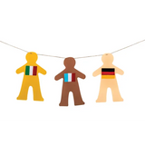 Skin-Toned Doll Paper Shapes - Pack of 40 - Modern Teaching Aids NZ