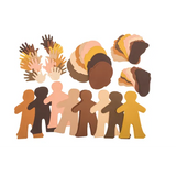 Human Paper Shapes Kit - Pack of 160 - Modern Teaching Aids NZ