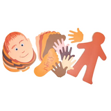 Human Paper Shapes Kit - Pack of 160 - Modern Teaching Aids NZ