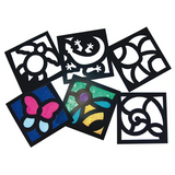 Junior Stained Glass Frames - Pack of 24 - Modern Teaching Aids NZ