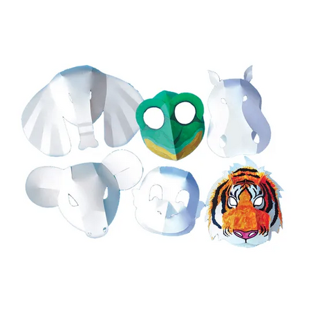 Wild Animal 3D Masks - Pack of 30 - Modern Teaching Aids NZ