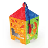 Stained Glass Lanterns - Pack of 32 - Modern Teaching Aids NZ