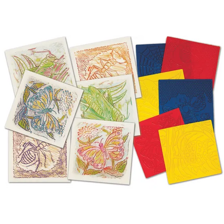 Bugs Rubbing Plates - Set of 6 - Modern Teaching Aids NZ