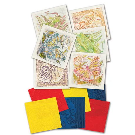 Bugs Rubbing Plates - Set of 6 - Modern Teaching Aids NZ