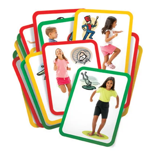 Gross Motor Exercise Cards - Set of 16 - Modern Teaching Aids NZ