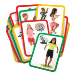 Gross Motor Exercise Cards - Set of 16 - Modern Teaching Aids NZ