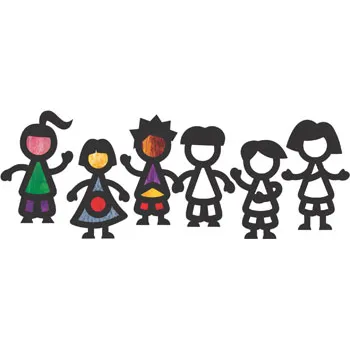 Friends Stained Glass Frames - Pack of 36 - Modern Teaching Aids NZ