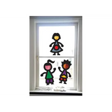 Friends Stained Glass Frames - Pack of 36 - Modern Teaching Aids NZ