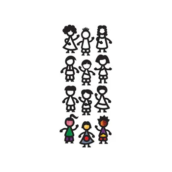 Friends Stained Glass Frames - Pack of 36 - Modern Teaching Aids NZ