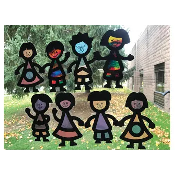 Friends Stained Glass Frames - Pack of 36 - Modern Teaching Aids NZ