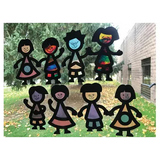 Friends Stained Glass Frames - Pack of 36 - Modern Teaching Aids NZ