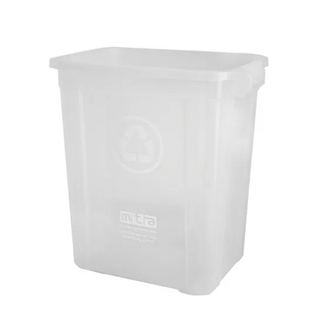 Transparent Recycling Bin Base - 30L - Modern Teaching Aids NZ