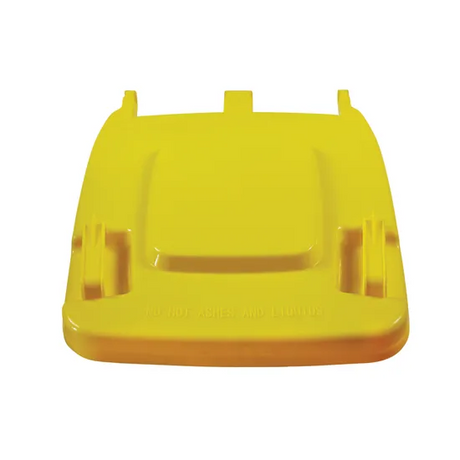 Recycling Bin - 60 litre - Yellow Lid - Modern Teaching Aids NZ