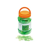 Teachables Translucent Round Counters - 2.5cm Green, 1000 Pieces - Modern Teaching Aids NZ