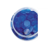 Teachables Translucent Round Counters - 2.5cm Blue, 1000 Pieces - Modern Teaching Aids NZ