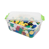 Teachables Solid Round Counters - 2.5cm, 5 Colours, 1000 Pieces - Modern Teaching Aids NZ