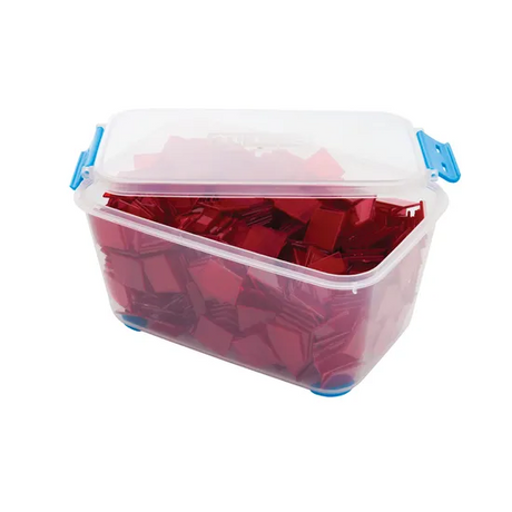 Teachables Translucent Square Counters - 2.5cm Red, 1000 Pieces - Modern Teaching Aids NZ