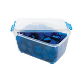Teachables Translucent Square Counters - 2.5cm Blue, 1000 Pieces - Modern Teaching Aids NZ